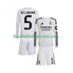 Fußballtrikots Real Madrid Jude Bellingham 5 Kinder 2025-2026 Langarm Heimtrikotsatz kaufen